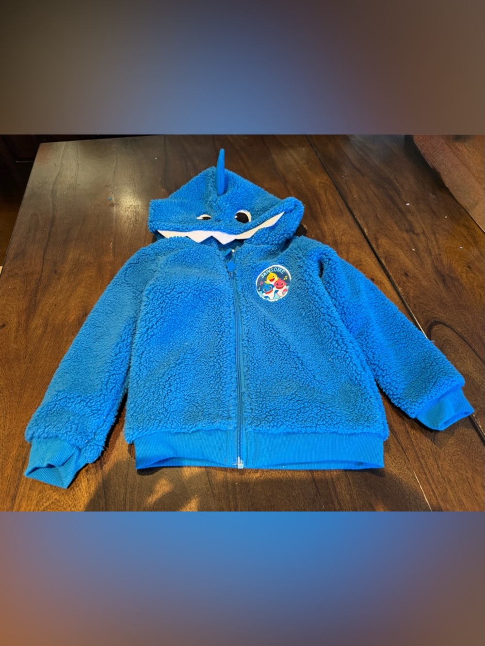 Nickelodeon Bright Blue Shark Sherpa Hoodie